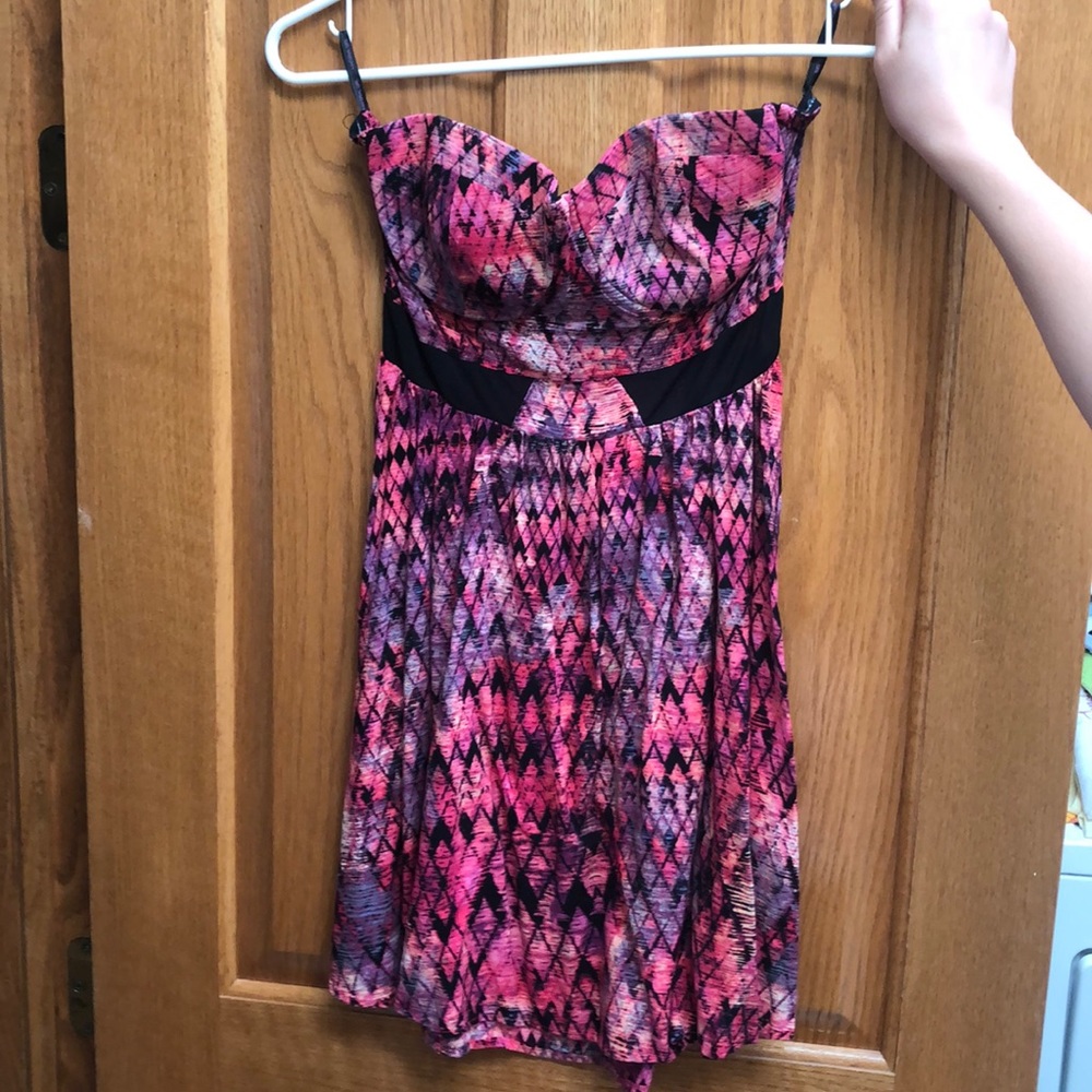 Pink mini-dress